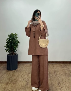 ست مانتو و شلوار وارش