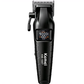 ماشین اصلاح سر و صورت کمی Kemei مدل KM-1667 شارژی (مشکی)