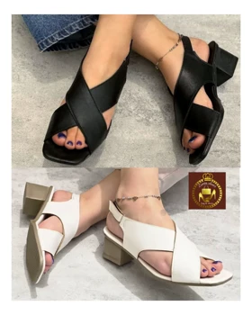 صندل پاشنه‌دار تابستانه زنانه