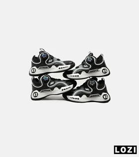کفش کتانی بچه گانه مشکی سفید 23 NIKE AIR JORDAN