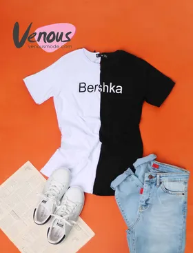 تیشرت طرح BERSHKA