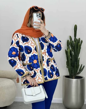 کت مزونی نوار دوزی شده(61)کد3429