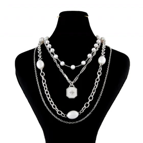 گردنبند دخترانه مدل 4 لاین طرح ستاره