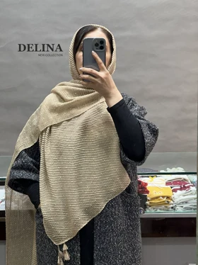 شال پلیسه دونه برفی سنگشور