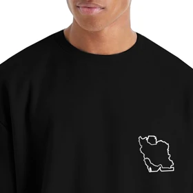 تیشرت مردانه اورسایز نخی IRAN مدل TS1989 B