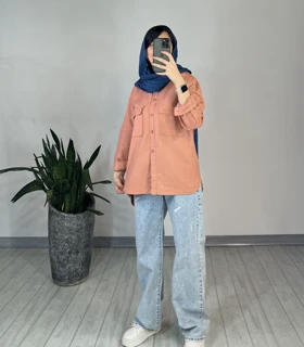 مانتو کتان تبسم