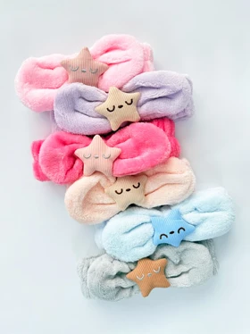 هدبند حوله ای طرح ستاره