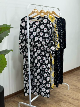 پیراهن بلند نخی آفتاب