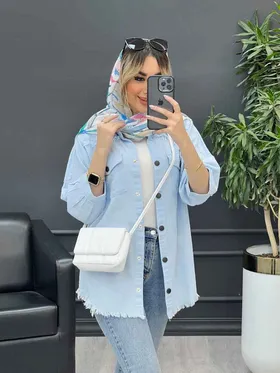 مانتو آستین پیله پایین ریش