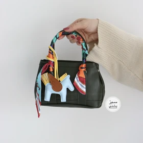 کیف زنانه دوشی - دستی مدل روینا (سبز یشمی)