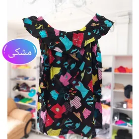 تاپ دکلته زنانه یقه کش پارچه نساجی 38 تا 42