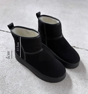 نیم بوت پشمی اگ زنانه 2