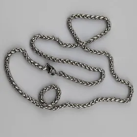 گردنبند استیل مردانه اسپیگا (گندمی)