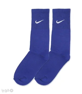 جوراب ساق‌دار کش انگلیسی طرح Nike طیف آبی