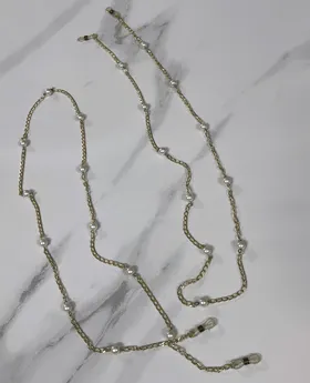 بند عینک مرواریدی ریز (رنگ ثابت)
