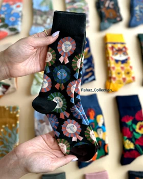 جوراب ساق‌دار طرح‌دار
