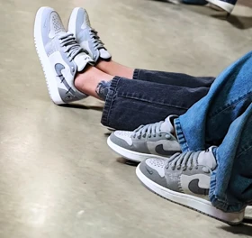 کتانی وودو زنانه طوسی روشن