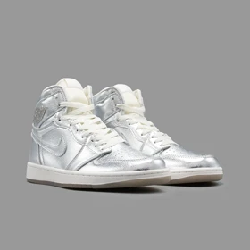 نایکی جردن 1 نقره ای ساق‌دار Nike Air Jordan 1 High OG Metallic Silver