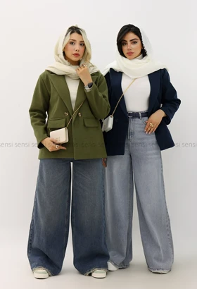 شلوار جین شافل بگ کد1005011