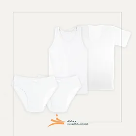 ست زیرپوش مردانه سفید آداک