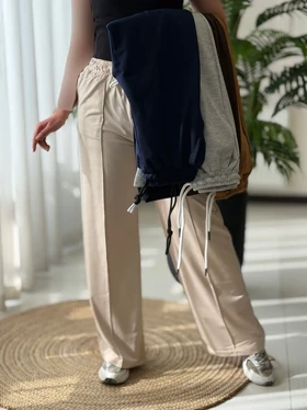 شلوار جلو خط‌دار کد2435