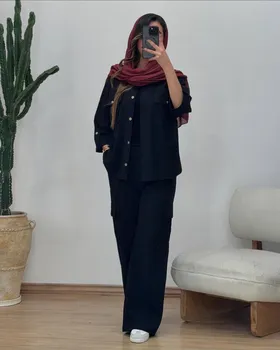 شلوار کارگو لینن