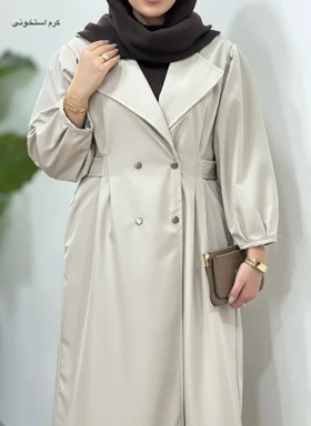 بارانی بلند ضد آب سمن