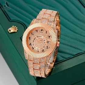 ساعت رولکس فول نگین Rolex Sky Dweller F-Diamond Rg-80