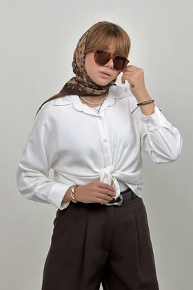 شومیز کجراه آلبالو