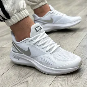 کتانی مردانه زنانه مدل نایک ایر زوم گاید nike air zoom guide رانینگ رنگ سفید