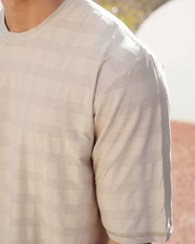 ست تیشرت شلوارک شطرنجی