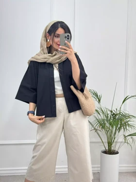 مانتو لینن باکسی هلنا