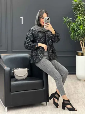 کت طرح دار جیب نما