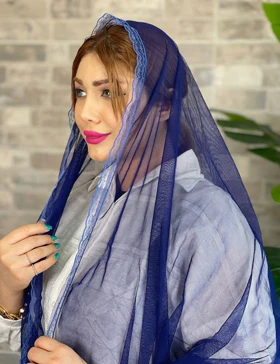 شال توری دور گیپور کد : L213
