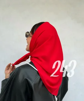 مینی اسکارف گلدوزی