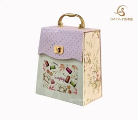 جعبه و وسایل خیاطی مدل کیفی طرح دوک کد 30