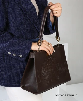 کیف زنانه مجلسی چرم فندی 153 AM