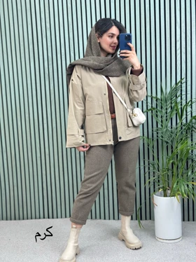 بارانی کتی آستردار پادمیرا