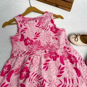 سارافون دخترانه نخ پنبه برند LUPILU