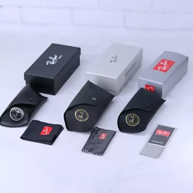 عینک آفتابی ری بن مردانه فریم خلبانی مشکی RB 3026/20