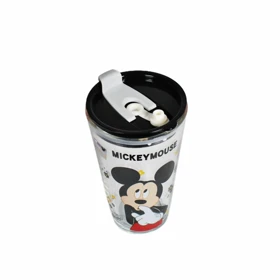 ماگ شیشه‌ای میکی موس دیزنی شفاف و شیک