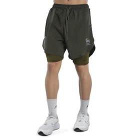 شلوارک کشاله دار ورزشی مردانه نایک مدل Dri Fit-4H0213 یشمی