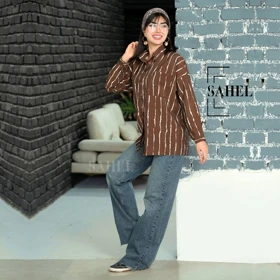 شومیز تابستانه درجه طرح دار NR