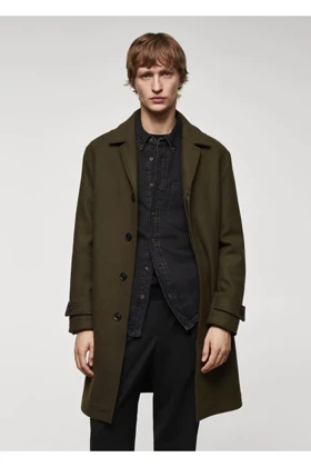 ژاکت بلند مردانه اورجینال mango-man mango-man