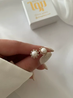 گوشواره میخی مرواریدی ژوپینگ