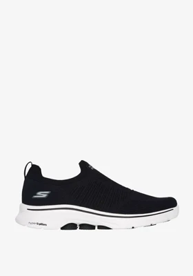 کفش کتانی طبی اسکیچرز جورابی مشکی skechers