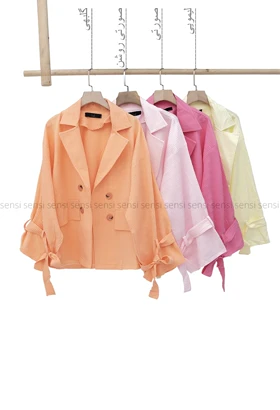 کت اطلس آستین بندی کد1003034