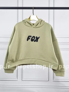 کراپ هودی fox