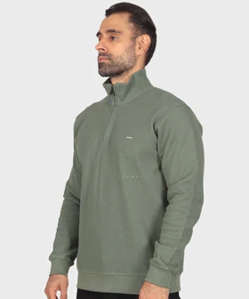 تیشرت آستین بلند یقه اسکی و نیم زیپ 0624