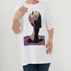 تیشرت طرح دار کد 650